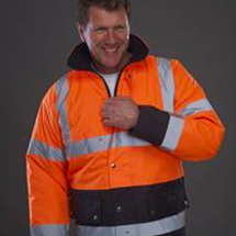 YOKO High Visibility Two-Tone Motorway Jacket YK302