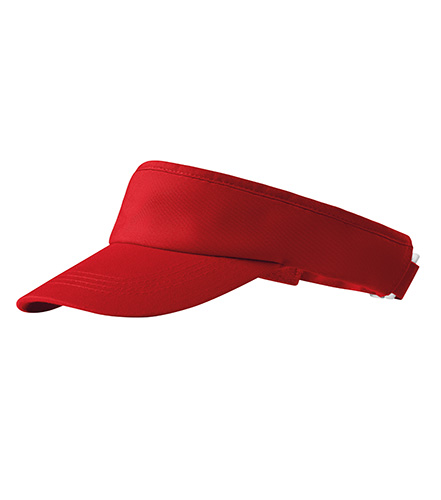 Sunvisor kšilt unisex červená