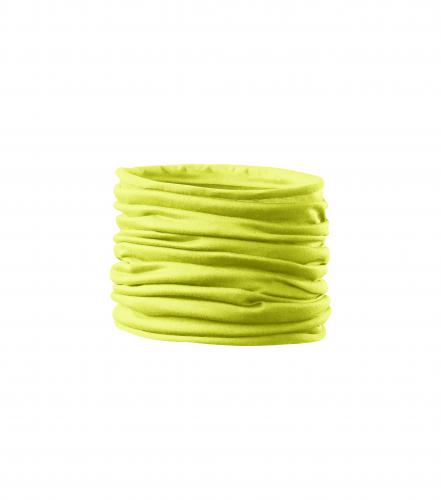 Twister scarf unisex/kids neon yellow