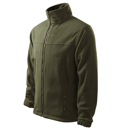 Jacket fleece pánský military