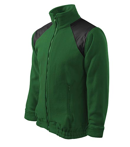 Jacket Hi-Q fleece unisex lahvově zelená