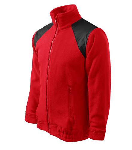 Jacket Hi-Q fleece unisex červená