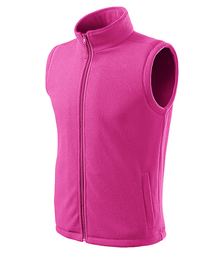 Next fleece vesta unisex fuchsia red