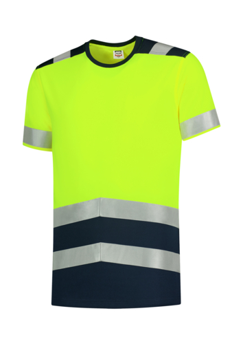 T-Shirt High Vis Bicolor tričko unisex fluorescenční žlutá