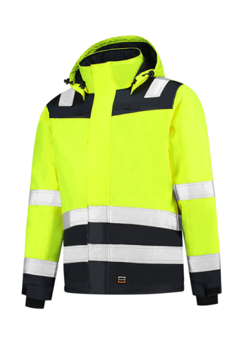 Midi Parka High Vis Bicolor pracovní bunda unisex fluorescenční žlutá