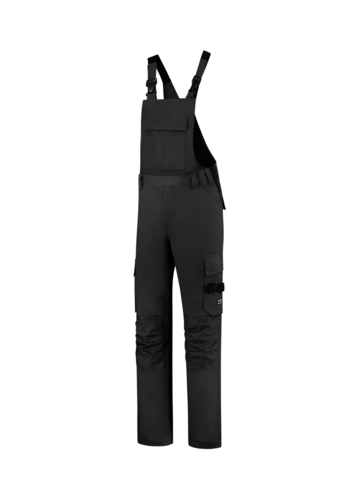 Bib & Brace Twill Cordura pracovní kalhoty s laclem unisex černá