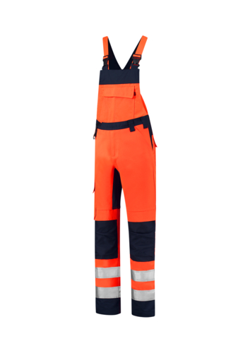 Bib & Brace High Vis Bicolor pracovní kalhoty s laclem unisex fluorescenční oranžová