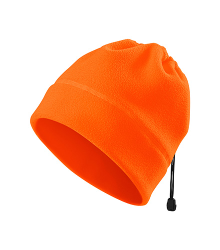 HV Practic fleece čepice unisex fluorescenční oranžová