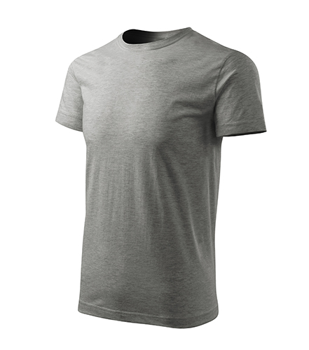 Basic Free tričko pánské tmavě šedý melír