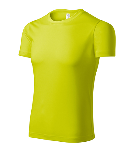 Pixel tričko unisex neon yellow