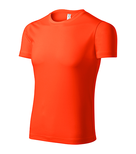 Pixel tričko unisex neon orange