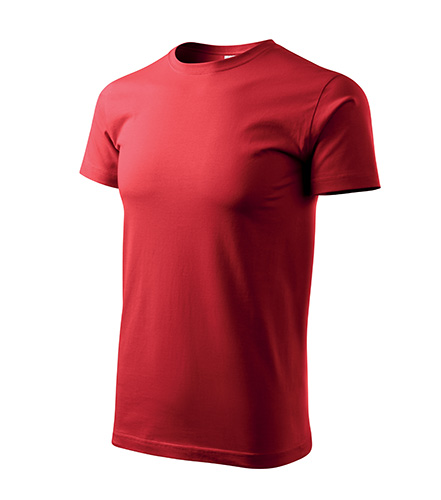 Basic tričko pánské červená