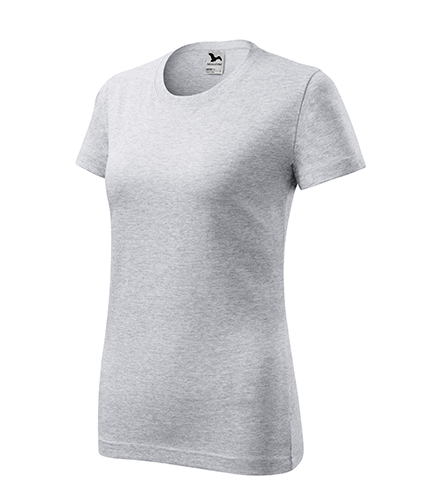 Classic New tričko dámské světle šedý melír