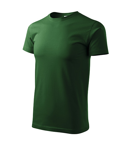 Heavy New tričko unisex lahvově zelená