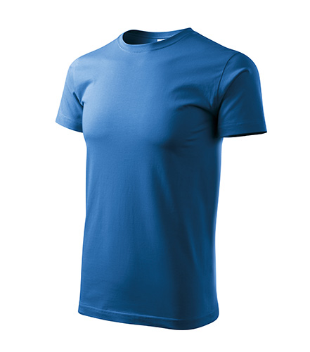 Heavy New tričko unisex azurově modrá