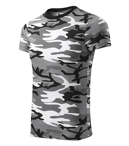 Camouflage tričko unisex camouflage gray