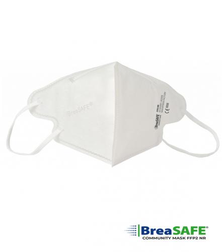 BreaSAFE®  COMMUNITY MASK FFP2 filtrační polomaska unisex bílá