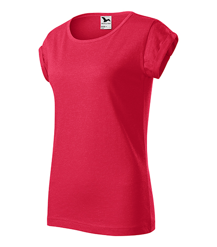 Fusion tričko dámské červený melír